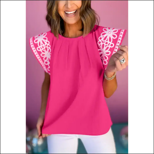 Sachet Pink Floral: Finally a Blouse that Doesn’t Suck 🌸 Needful Things - s - Blouses on Sale Worldwide Shipping