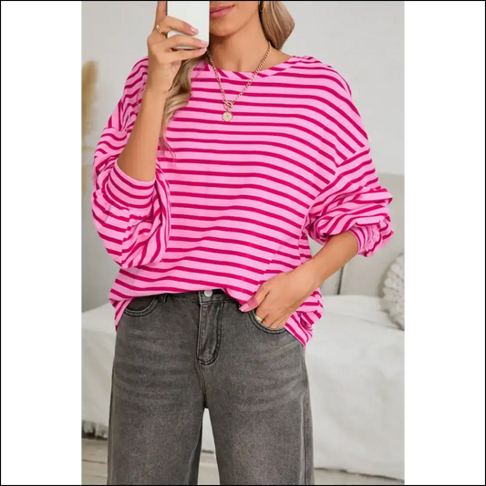 Sachet Pink Striped Comfy: Look Good Feel Probably Fabulous! Needful Things 💖 - s - Sweatshirts & Hoodies on Sale Worldwide Shipping