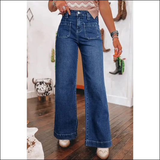 Sail Blue Wide Leg Jeans: Day? Nah *these* Legs 👖 Needful Things - 4 - Jeans on Sale Worldwide Shipping