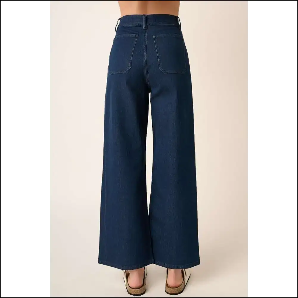 Sashay Away in Comfort: Mittoshop High Waist Wide Leg Jeans are Here! 👖✨ - on Sale Worldwide Shipping