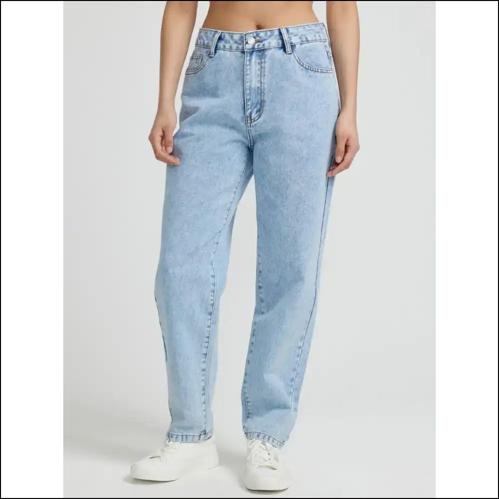 Sassy and Classy: Pocketed Straight Leg Jeans for Hiding Snacks 🍕👖 - on Sale Worldwide Shipping