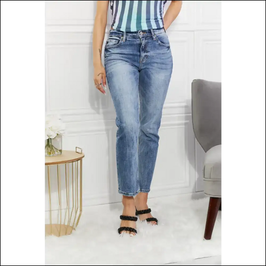Say Hello to your New Bff: Kancan Amara High Rise Jean Adventures! 😂👖 - Blue / 3 - Jeans on Sale Worldwide Shipping