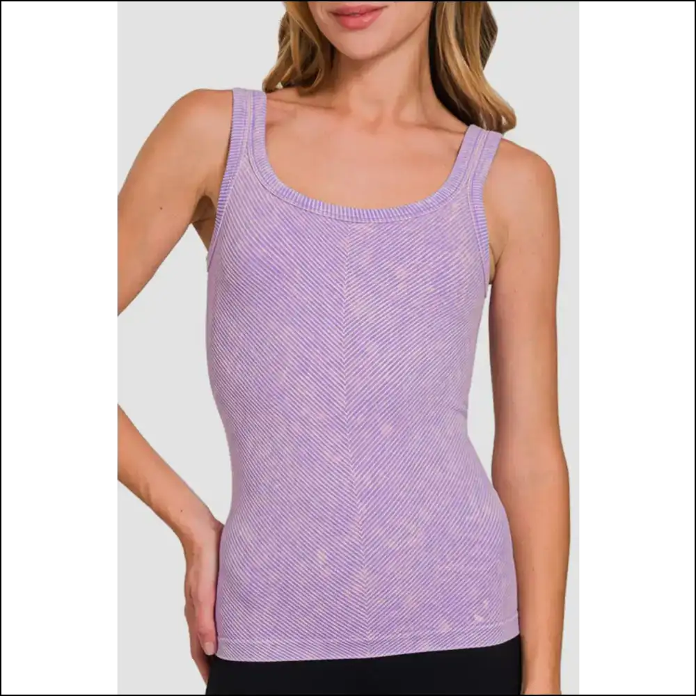 Scoop me Up: Chic Ribbed Neck Tanks for your Wardrobe Glow-up! 😄 - Tank Tops on Sale Worldwide Shipping