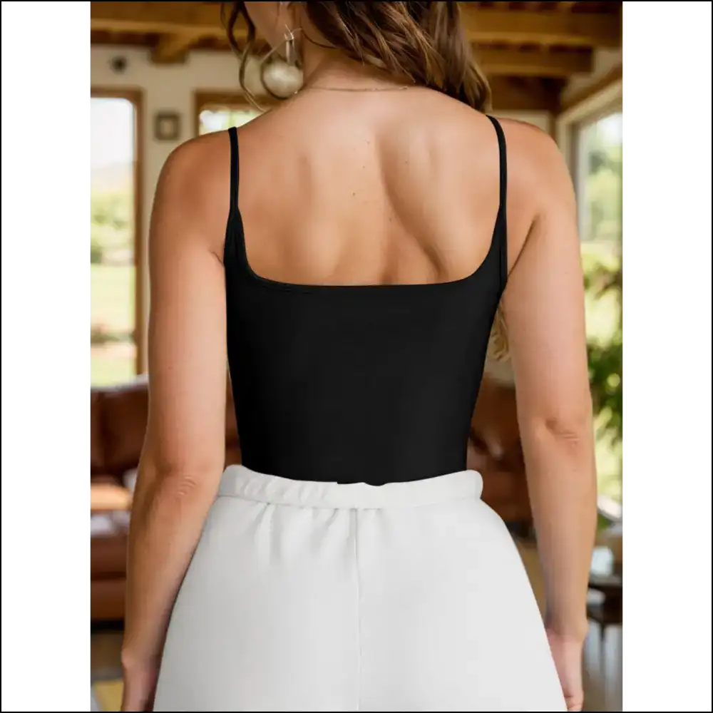 Scoop Neck Cami: for Those Days when you Need to Show off More than your Skin! 😏 - Tank Tops on Sale Worldwide Shipping