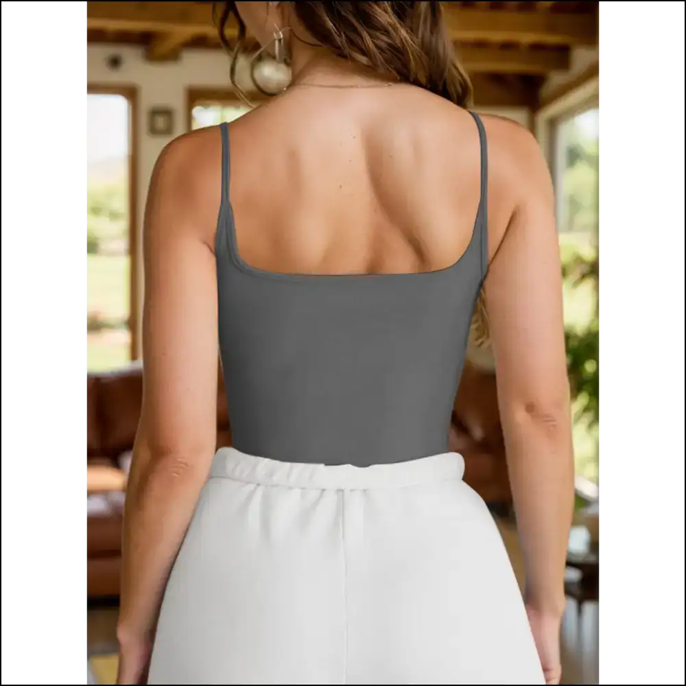Scoop Neck Cami: for Those Days when you Need to Show off More than your Skin! 😏 - Tank Tops on Sale Worldwide Shipping