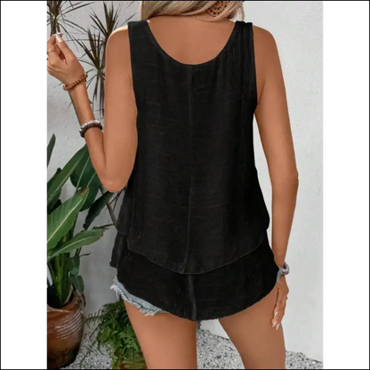 Scoop Neck your Way to Fabulousness with Needful Things Tank Tops! 😎✨ - Tops on Sale Worldwide Shipping