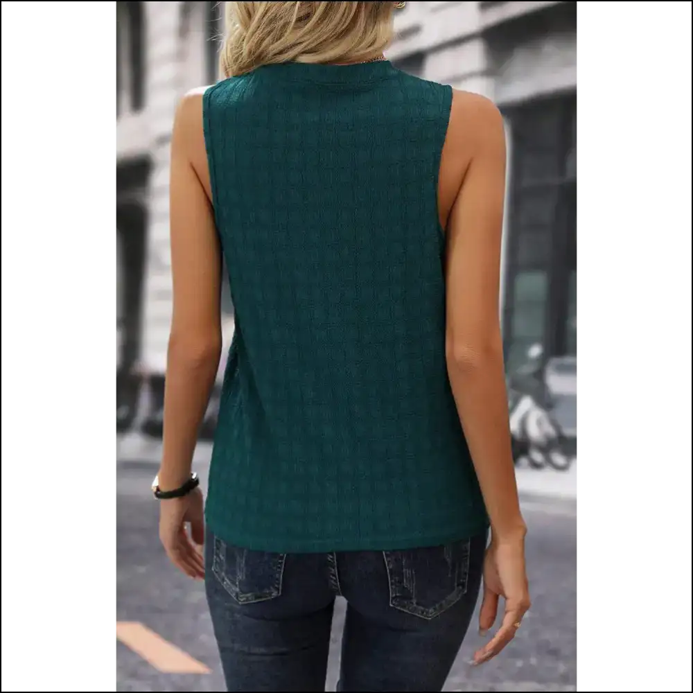 Sea Green Sleeveless Shirt: Finally i Feel Worthy! 😇 Needful Things - Shirts Tank Tops on Sale Worldwide Shipping