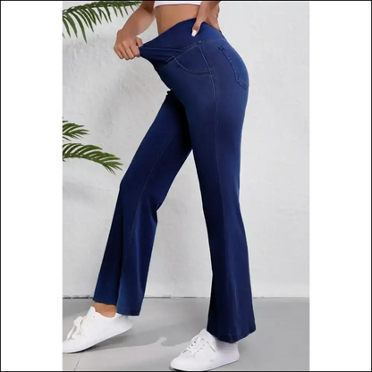 Shake your Curves in Asymmetric Waist Flare Jeans from Needful Things! 😏👖✨ - on Sale Worldwide Shipping