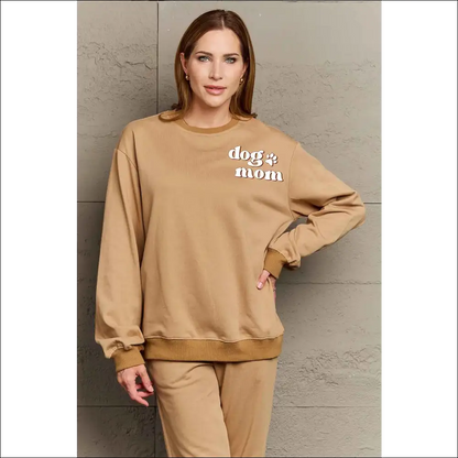 Simply Love Dog Mom Graphic Sweatshirt - Sweatshirts & Hoodies on Sale Worldwide Shipping