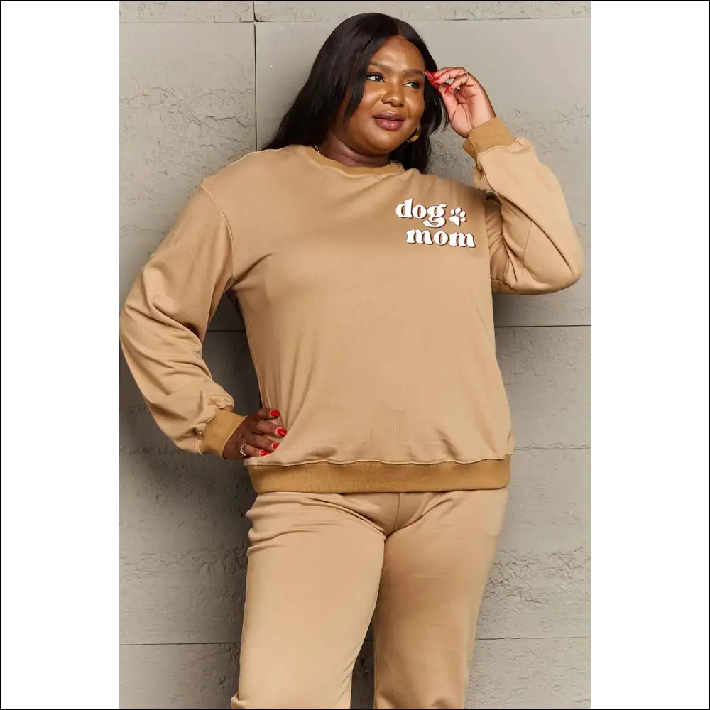 Simply Love Dog Mom Graphic Sweatshirt - Sweatshirts & Hoodies on Sale Worldwide Shipping