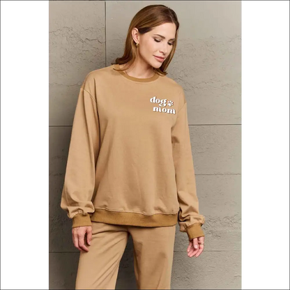 Simply Love Dog Mom Graphic Sweatshirt - Sweatshirts & Hoodies on Sale Worldwide Shipping