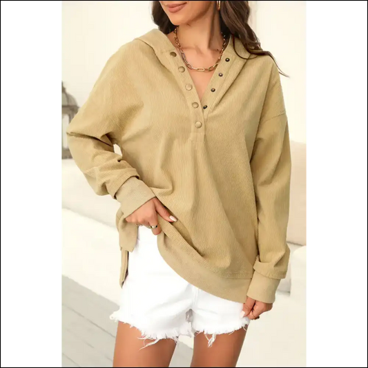 Simply Taupe Oversized: Cozy Still Chic. 💀 Needful Things - s - Sweatshirts & Hoodies on Sale Worldwide Shipping