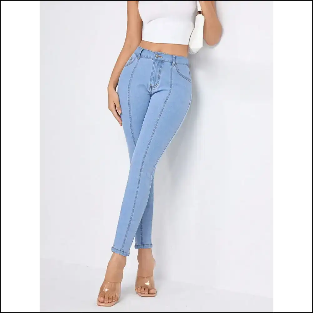 Skinny Jeans that Hug Like your Ex but Way More Chic and Pocketed - on Sale Worldwide Shipping