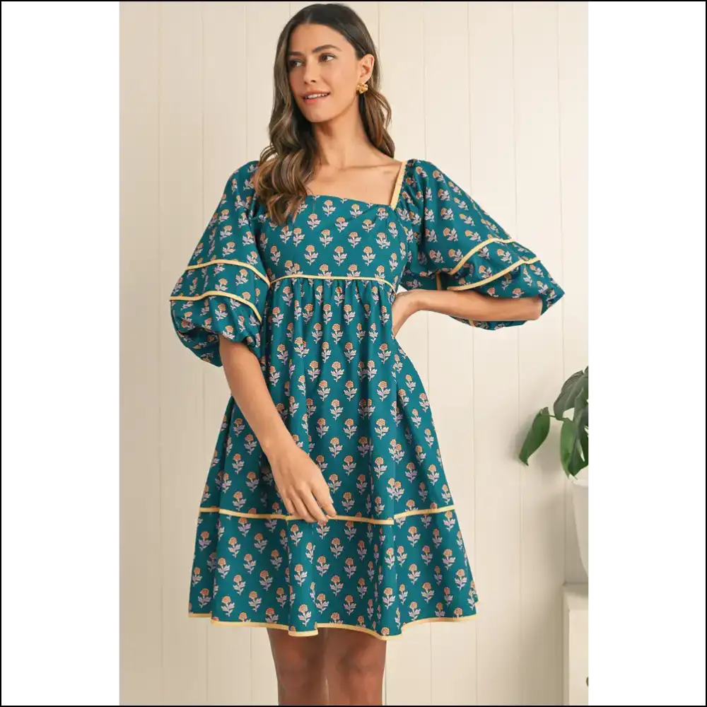 Skobeloff Floral Pleated Mini Dress: from ?Meh’ to ?Marry Me’ 💐 - Short Dresses on Sale Worldwide Shipping