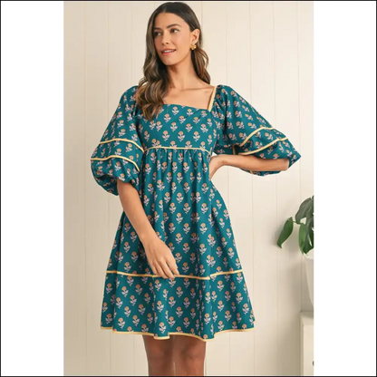Skobeloff Floral Pleated Mini Dress: from ?Meh’ to ?Marry Me’ 💐 - Short Dresses on Sale Worldwide Shipping