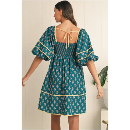 Skobeloff Floral Pleated Mini Dress: from ?Meh’ to ?Marry Me’ 💐 - Short Dresses on Sale Worldwide Shipping