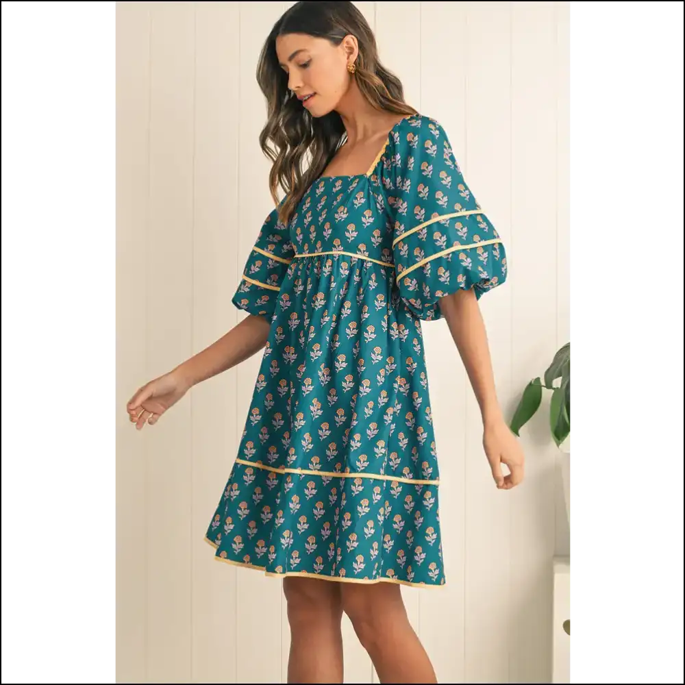 Skobeloff Floral Pleated Mini Dress: from ?Meh’ to ?Marry Me’ 💐 - Short Dresses on Sale Worldwide Shipping