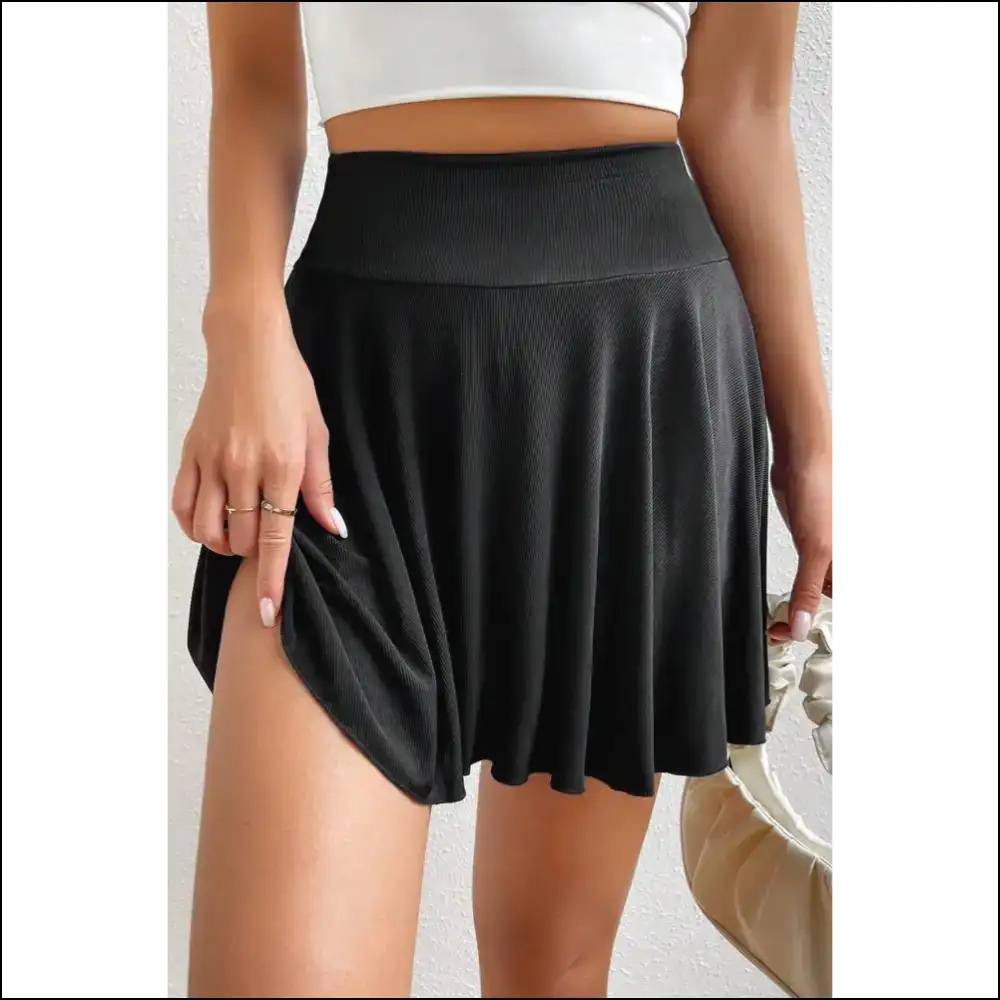 Skort: Needful Things’ High Waist Pocketed Panty Dropper 😈 - Shorts on Sale Worldwide Shipping