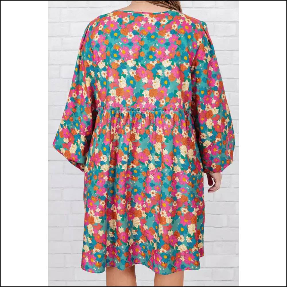 Sky Blue Floral Size Mini Dress: Cotton Candy Clouds! Needful Things ?️ - Plus Dresses on Sale Worldwide Shipping