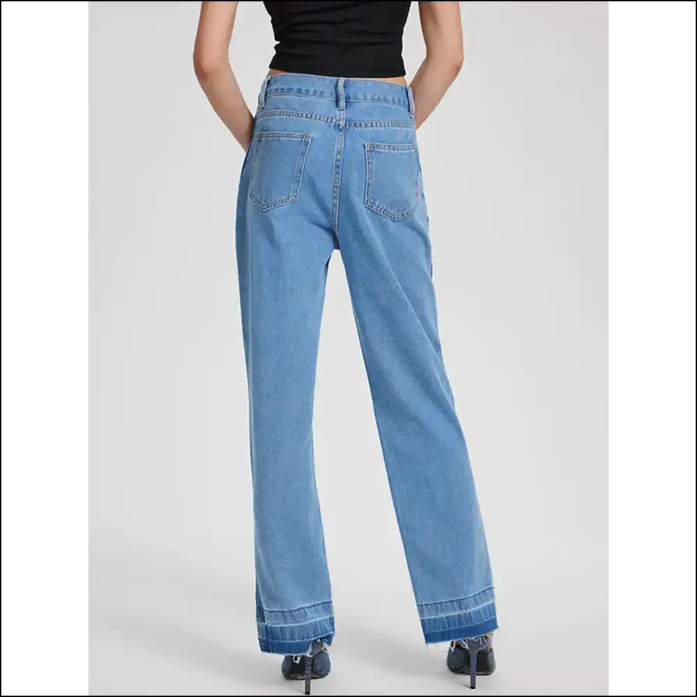 Slit Straight Leg Jeans: your Style’s Secret Weapon for Standing Out! 💥 - Jeans on Sale Worldwide Shipping
