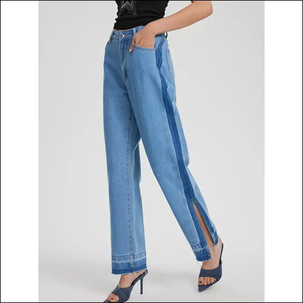 Slit Straight Leg Jeans: your Style’s Secret Weapon for Standing Out! 💥 - Jeans on Sale Worldwide Shipping