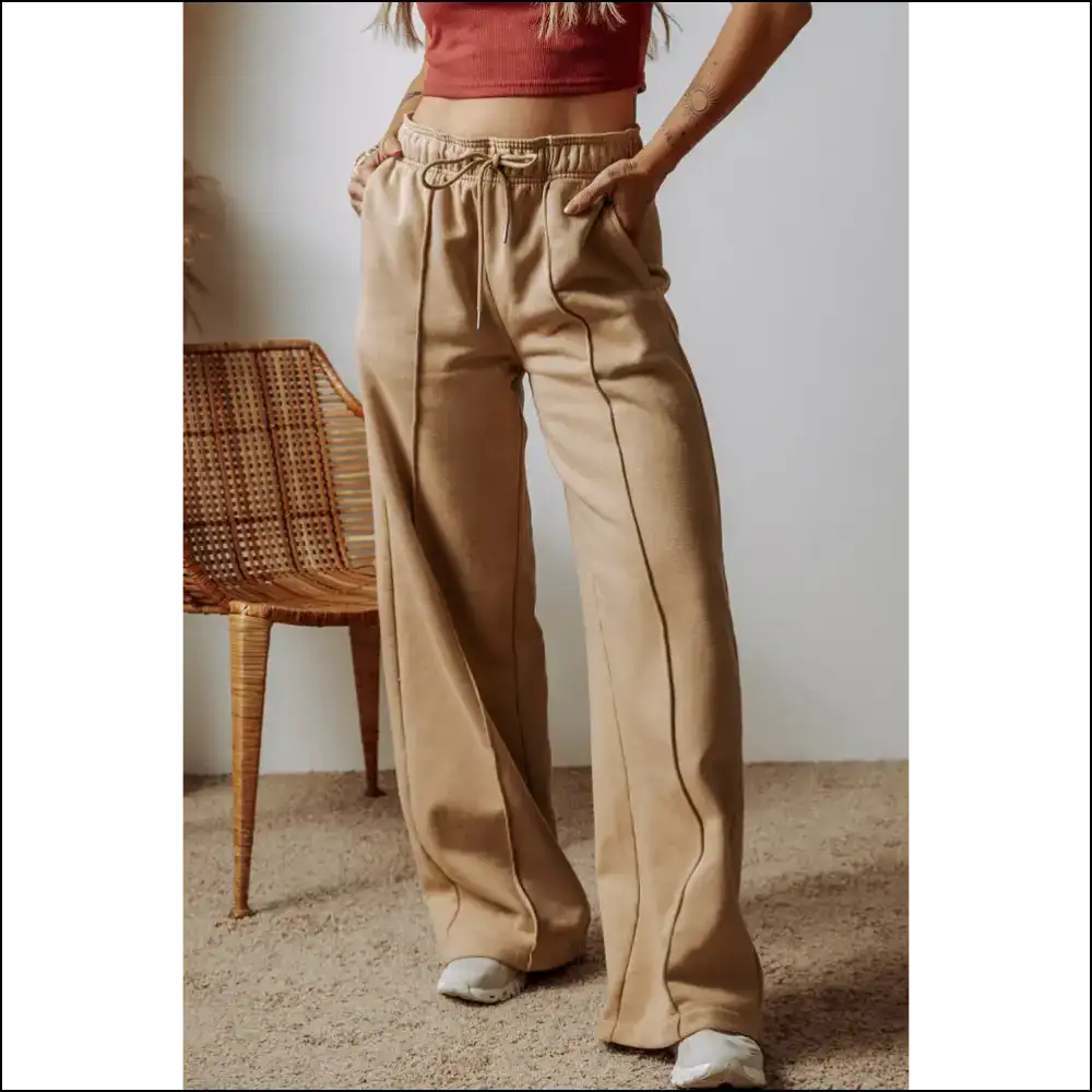 Smoke Gray Pants: Finally High Waist Wide Legs that Don’t Lie 💨 Graytness! - s - Pants on Sale Worldwide Shipping