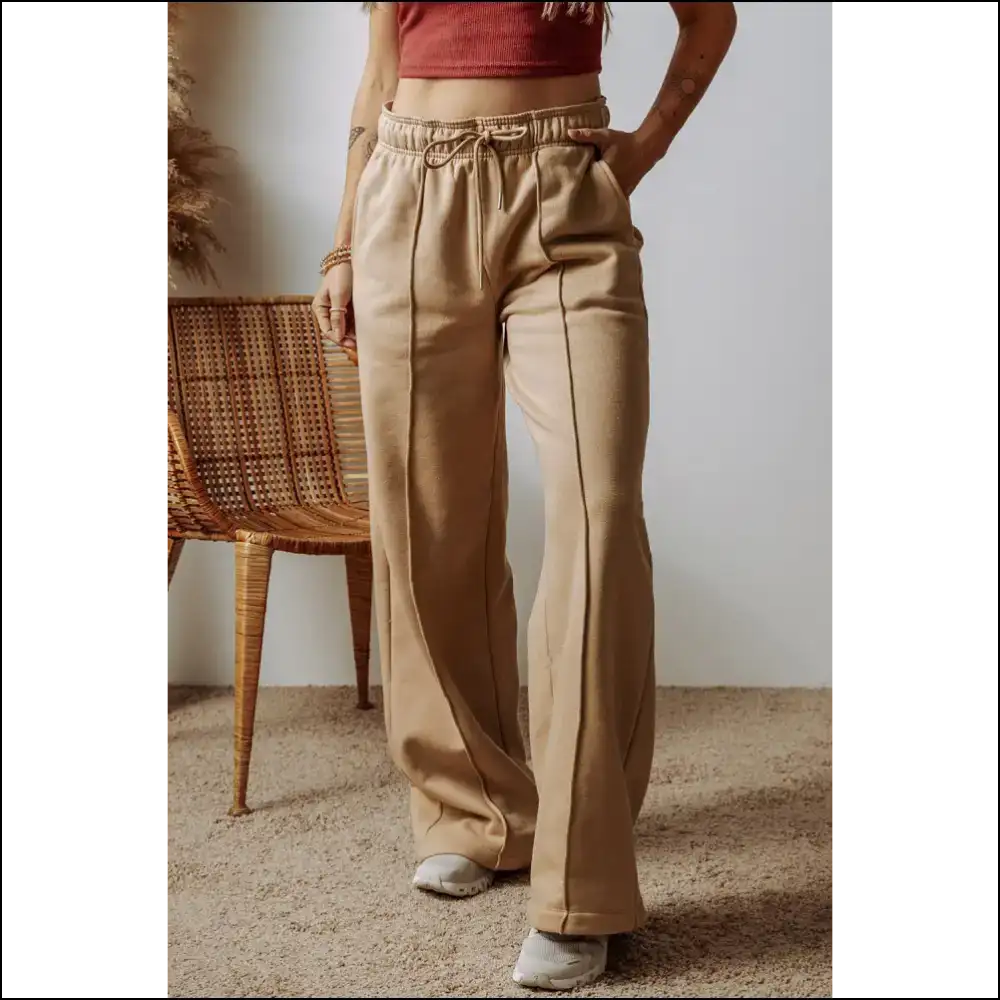 Smoke Gray Pants: Finally High Waist Wide Legs that Don’t Lie 💨 Graytness! - Pants on Sale Worldwide Shipping