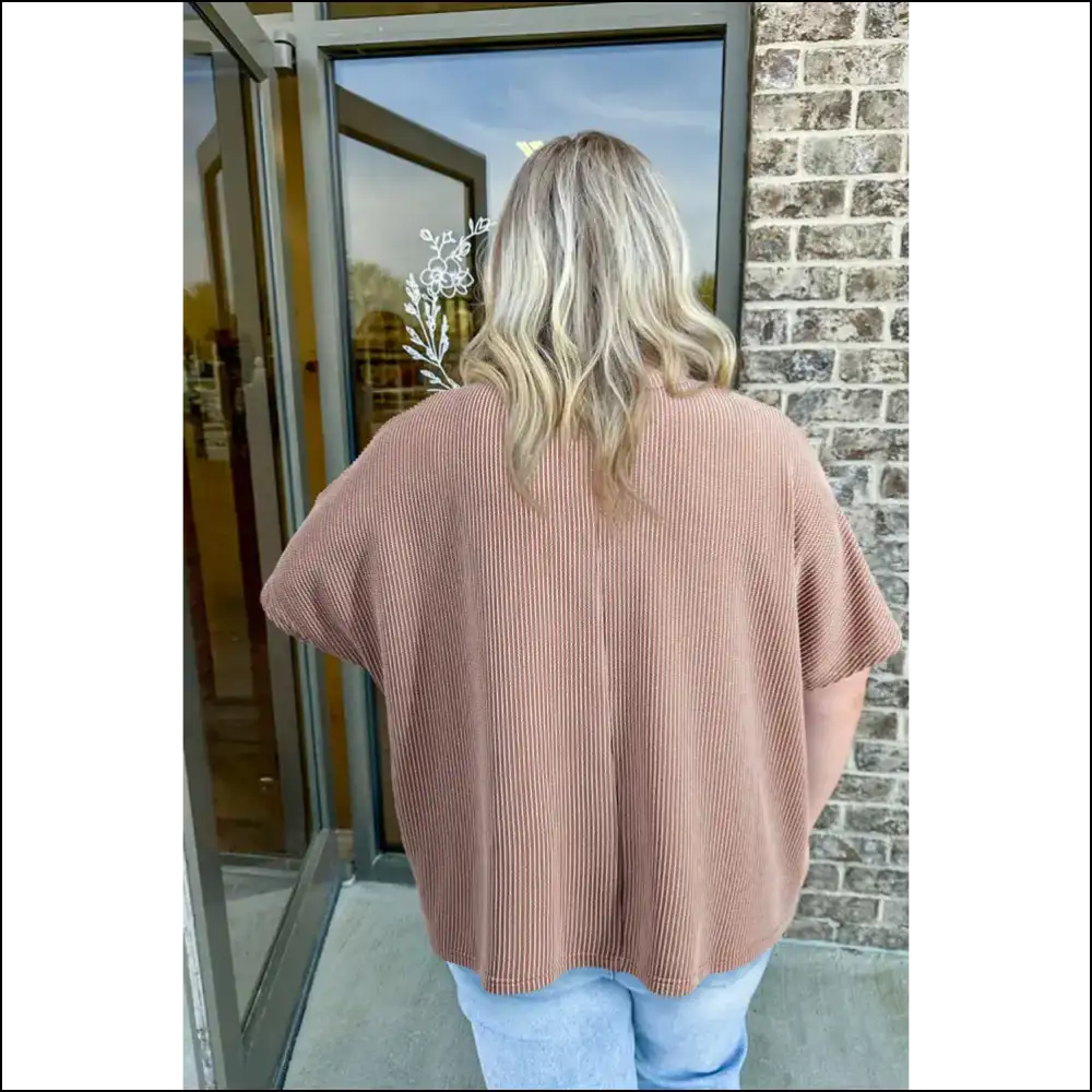 Smoke Gray Ribbed: Finally a Crew Neck that Gets Me! 😜 Needful Things - Plus Size Tops on Sale Worldwide Shipping