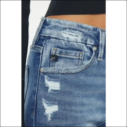 Squeeze Into Style: Kancan High Rise Slim Straight Jeans – Pants of Dreams! 😄👖 - on Sale Worldwide Shipping