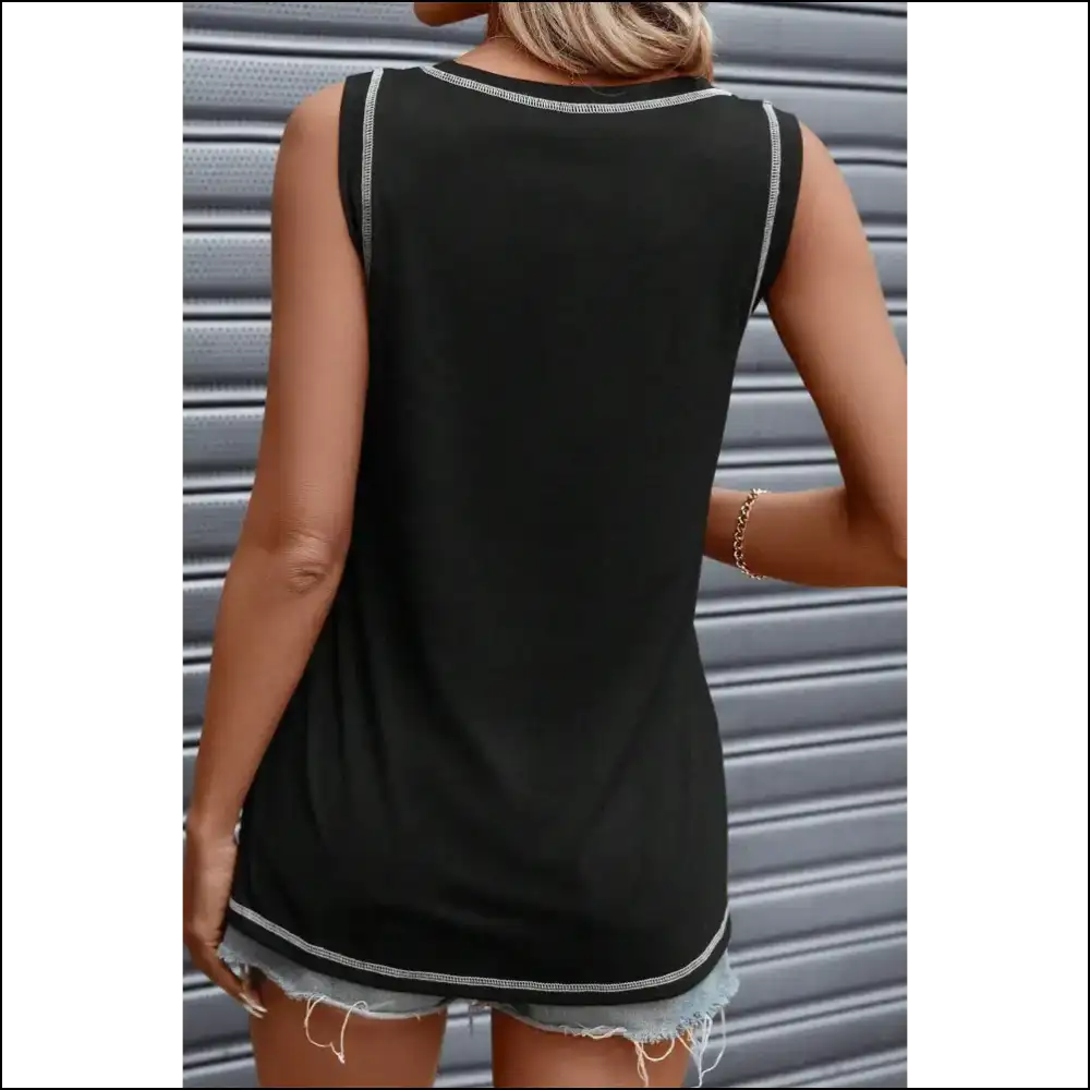 Star-spangled Sequin Tank Top - Tops on Sale Worldwide Shipping
