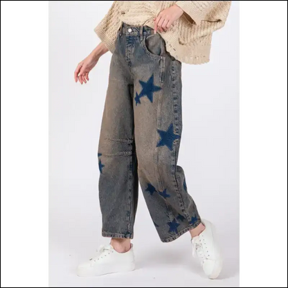 Step Into Star Quality with Needful Things Fig Wide Leg Jeans 😂🌟 - on Sale Worldwide Shipping