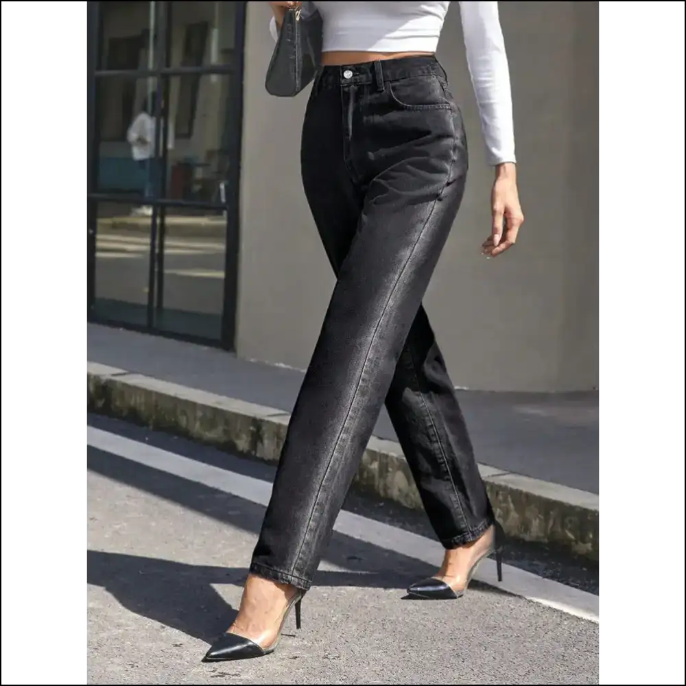 Straight Leg Style: Get Ready to Rock your Pockets with Joy! 😂 - Jeans on Sale Worldwide Shipping