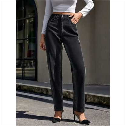 Straight Leg Style: Get Ready to Rock your Pockets with Joy! 😂 - Jeans on Sale Worldwide Shipping