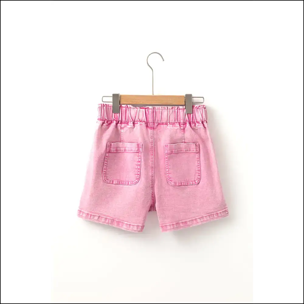 Strawberry Pink High Waisted Denim Shorts: Thighs Problems? 🍓 Needful Things - Shorts on Sale Worldwide Shipping
