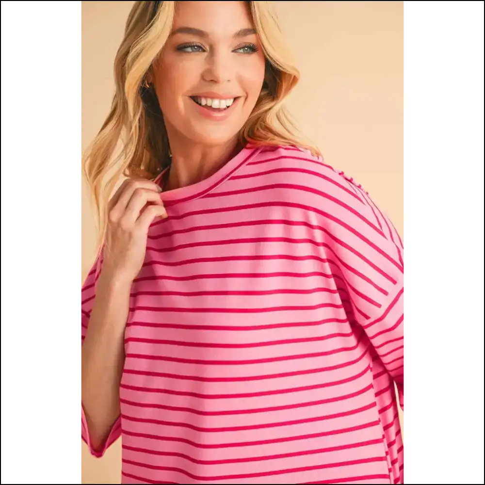 Strawberry Pink Striped Dress: Twirlin Into Trouble! 🍓 Needful Things - Maxi Dresses on Sale Worldwide Shipping