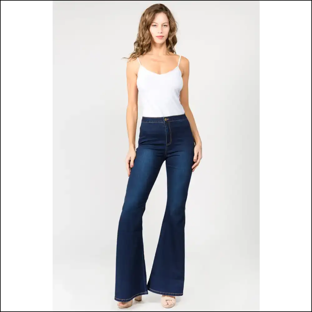 Strut Like you Own the Catwalk in Needful Things Bazi Slit Flare Jeans! 😏👖 - Jeans on Sale Worldwide Shipping