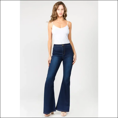 Strut Like you Own the Catwalk in Needful Things Bazi Slit Flare Jeans! 😏👖 - Jeans on Sale Worldwide Shipping