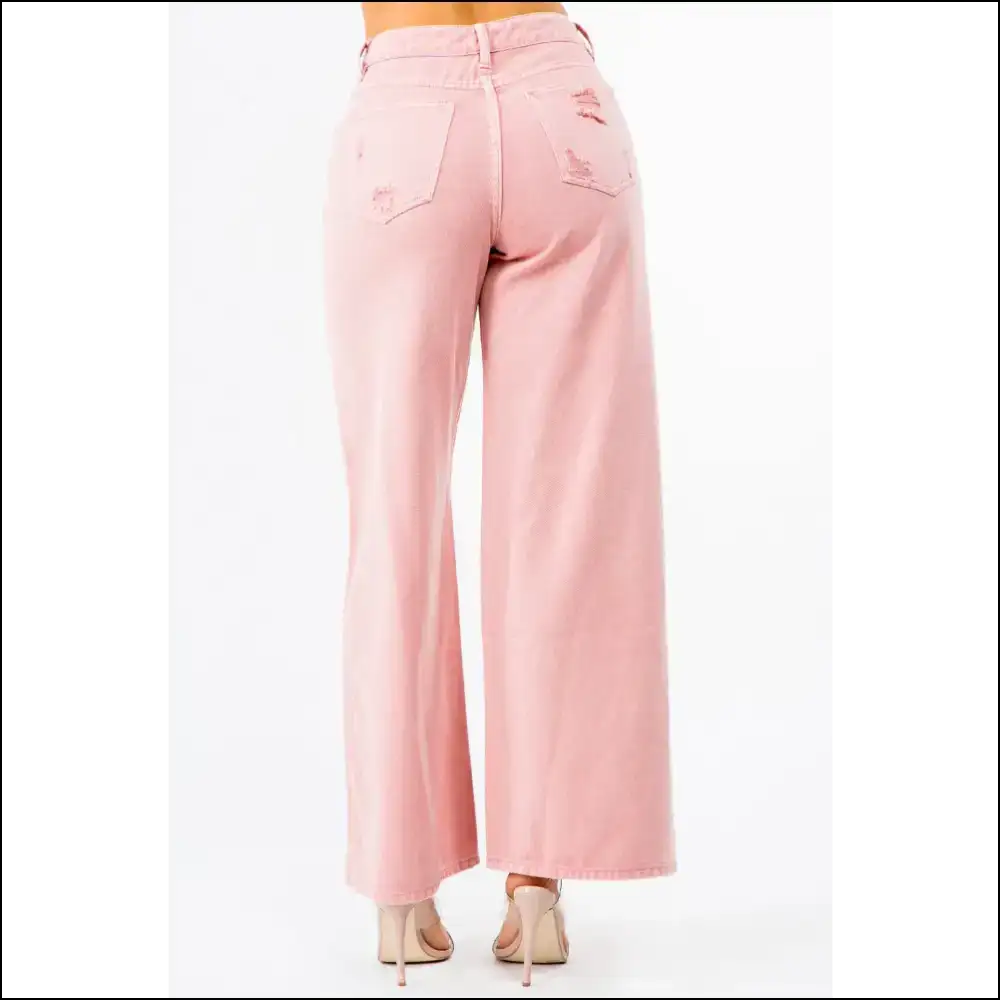 Strut your Stuff in American Bazi High Waist Jeans – Sass Approved! 👖✨ - on Sale Worldwide Shipping