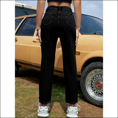 Strut your Stuff in Chic Straight Leg Jeans – Pockets for Days! - on Sale Worldwide Shipping