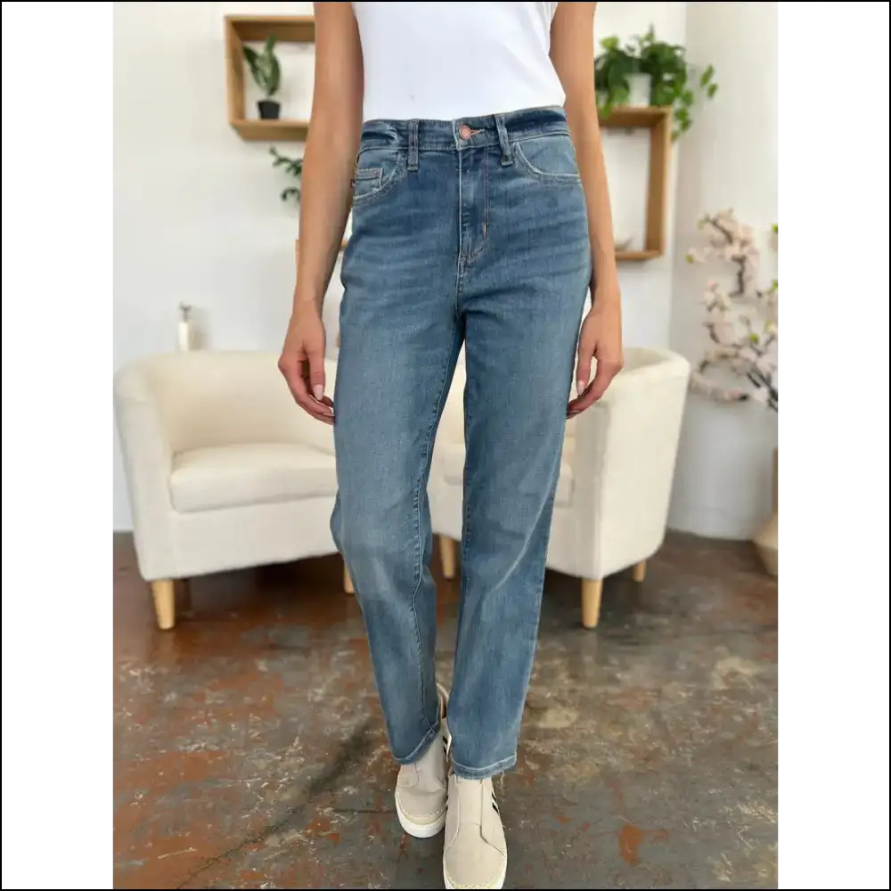 Strut your Stuff in Judy Blue High Waist Jeans: Style Meets Comfort! 💃 - 0(24) - Jeans on Sale Worldwide Shipping