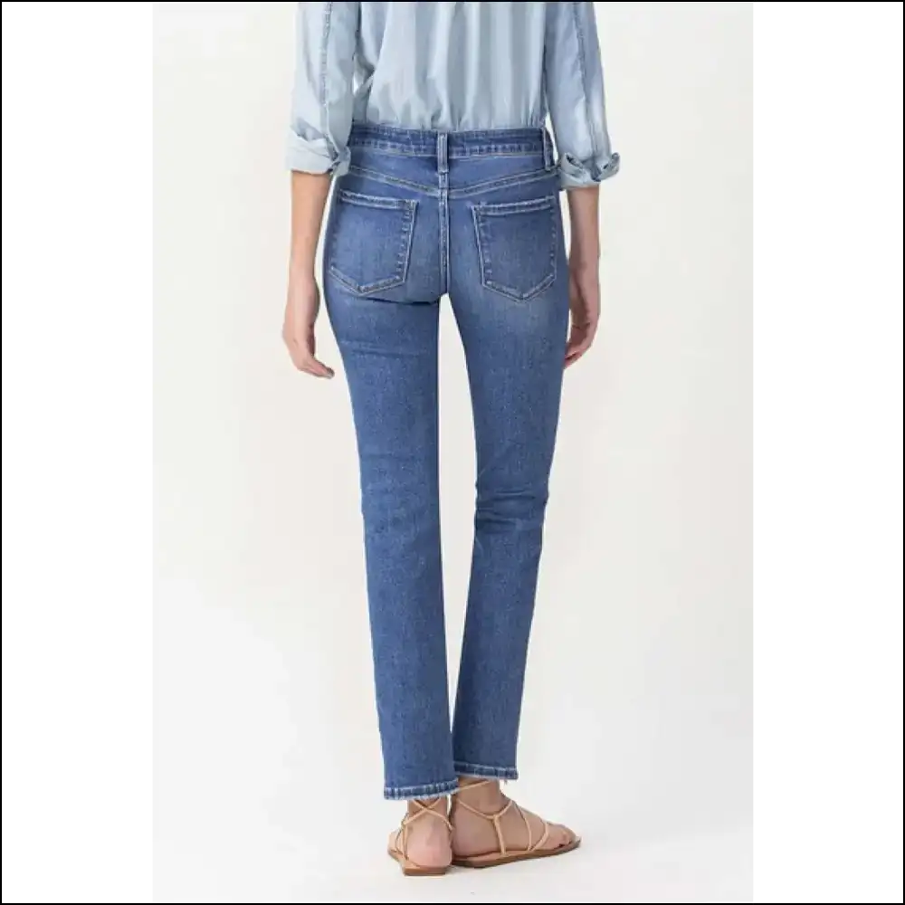 Strut your Stuff in Maggie Midrise Slim Jeans: Confidence Never Looked so Good! ✨ - Jeans on Sale Worldwide Shipping