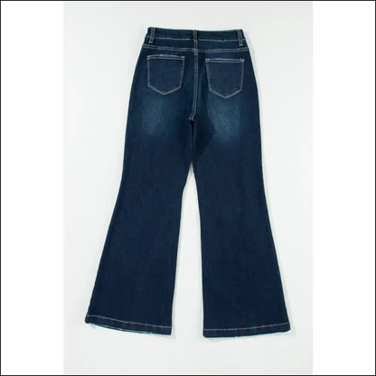 Strut your Stuff in Needful Things Distressed Wide Leg Jeans - Confidence Unleashed! 💃 - on Sale Worldwide Shipping