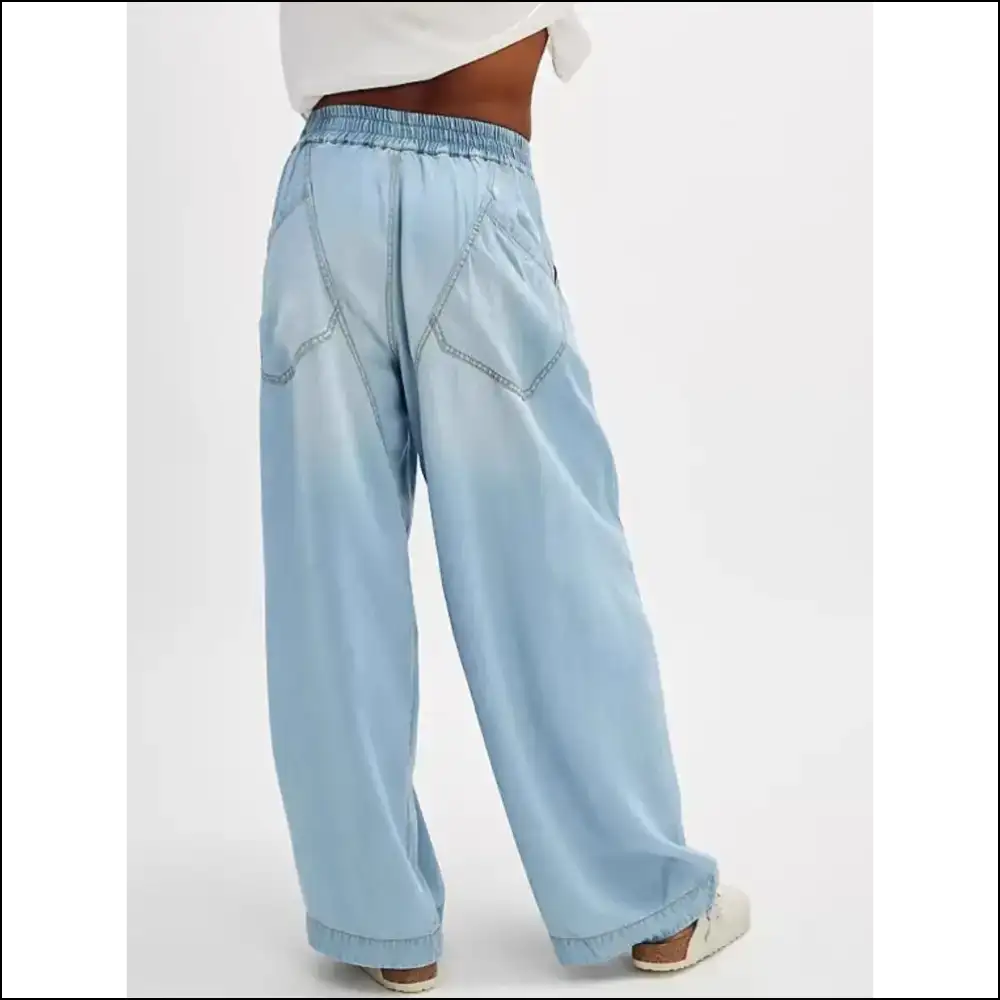 Strut your Stuff in our Chic Wide Leg Jeans - Confidence Never Looked so Good! - on Sale Worldwide Shipping