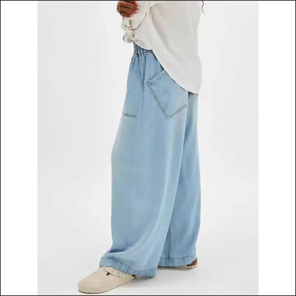 Strut your Stuff in our Chic Wide Leg Jeans - Confidence Never Looked so Good! - on Sale Worldwide Shipping