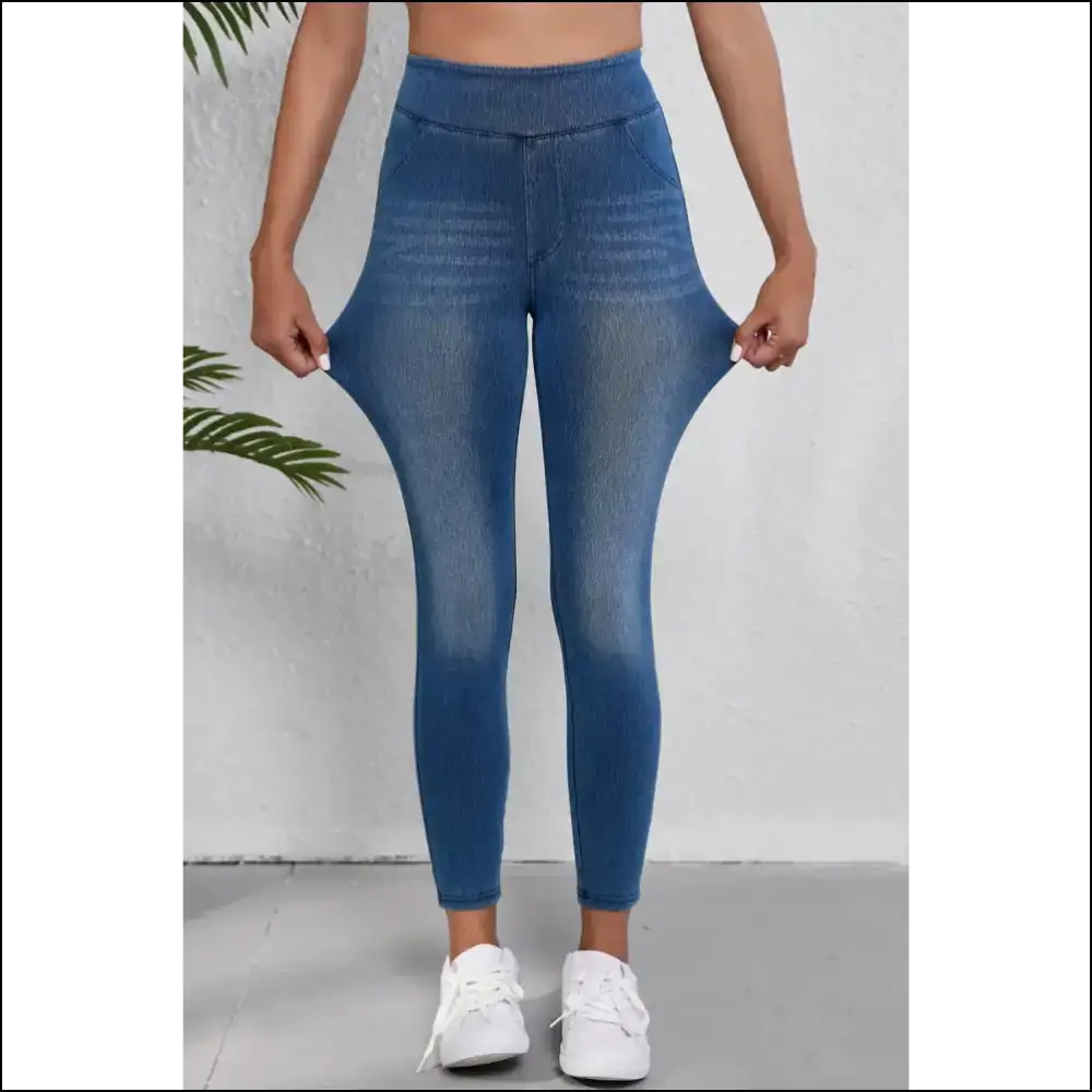 Strut your Stuff: Traffic-stopper High Waist Skinny Jeans Awaits! 🚦✨ - on Sale Worldwide Shipping