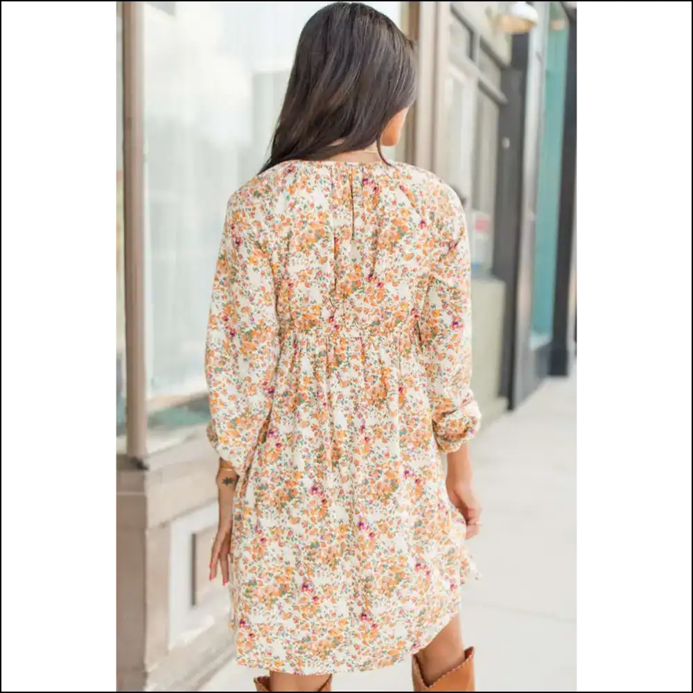 Sunshine Vibes Yellow Boho Floral Dress: Ditch Pants Embrace Chaos! ?️🌼 Needful Things - Short Dresses on Sale Worldwide Shipping
