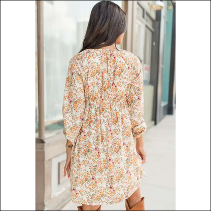 Sunshine Vibes Yellow Boho Floral Dress: Ditch Pants Embrace Chaos! ?️🌼 Needful Things - Short Dresses on Sale Worldwide Shipping