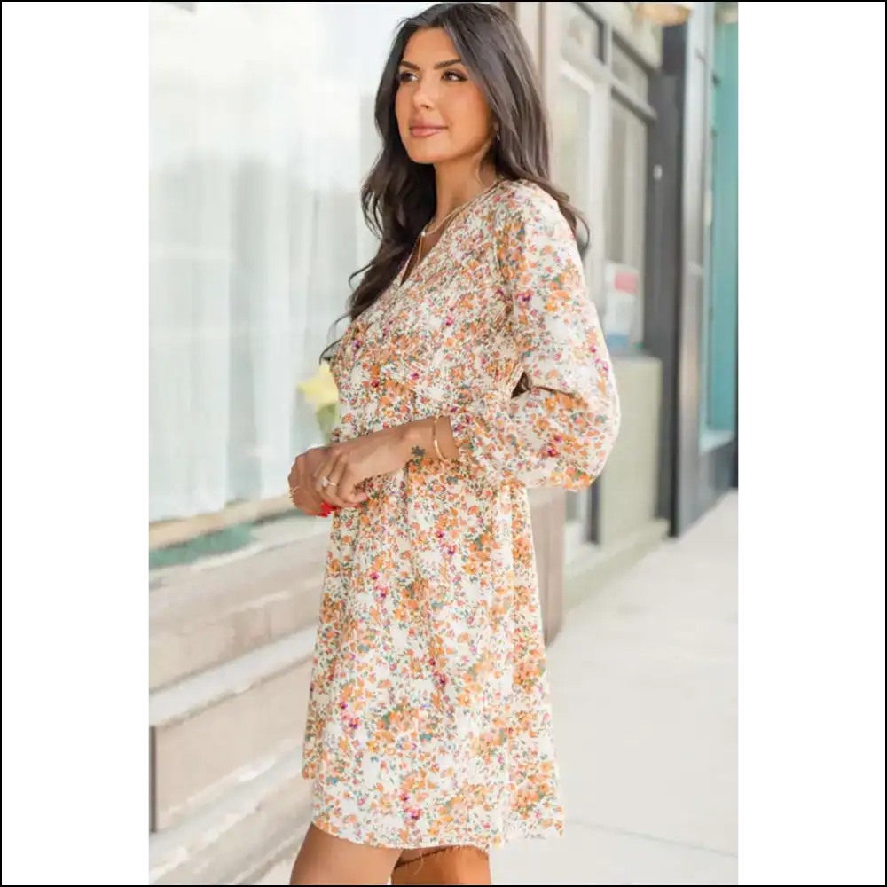 Sunshine Vibes Yellow Boho Floral Dress: Ditch Pants Embrace Chaos! ?️🌼 Needful Things - Short Dresses on Sale Worldwide Shipping