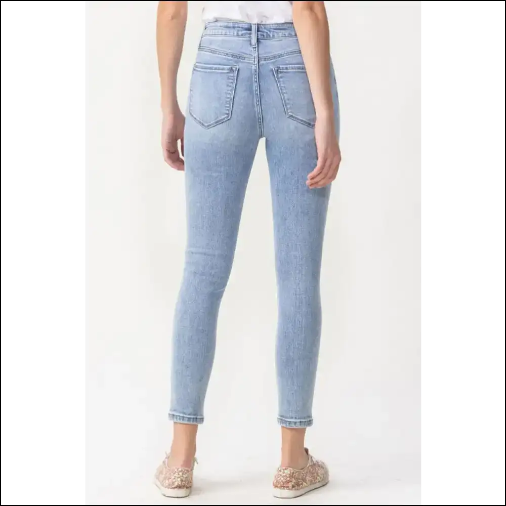 Talia High Rise Crop Skinny Jeans: your New Best Friends – no Commitment Needed! 😂 - Jeans on Sale Worldwide Shipping