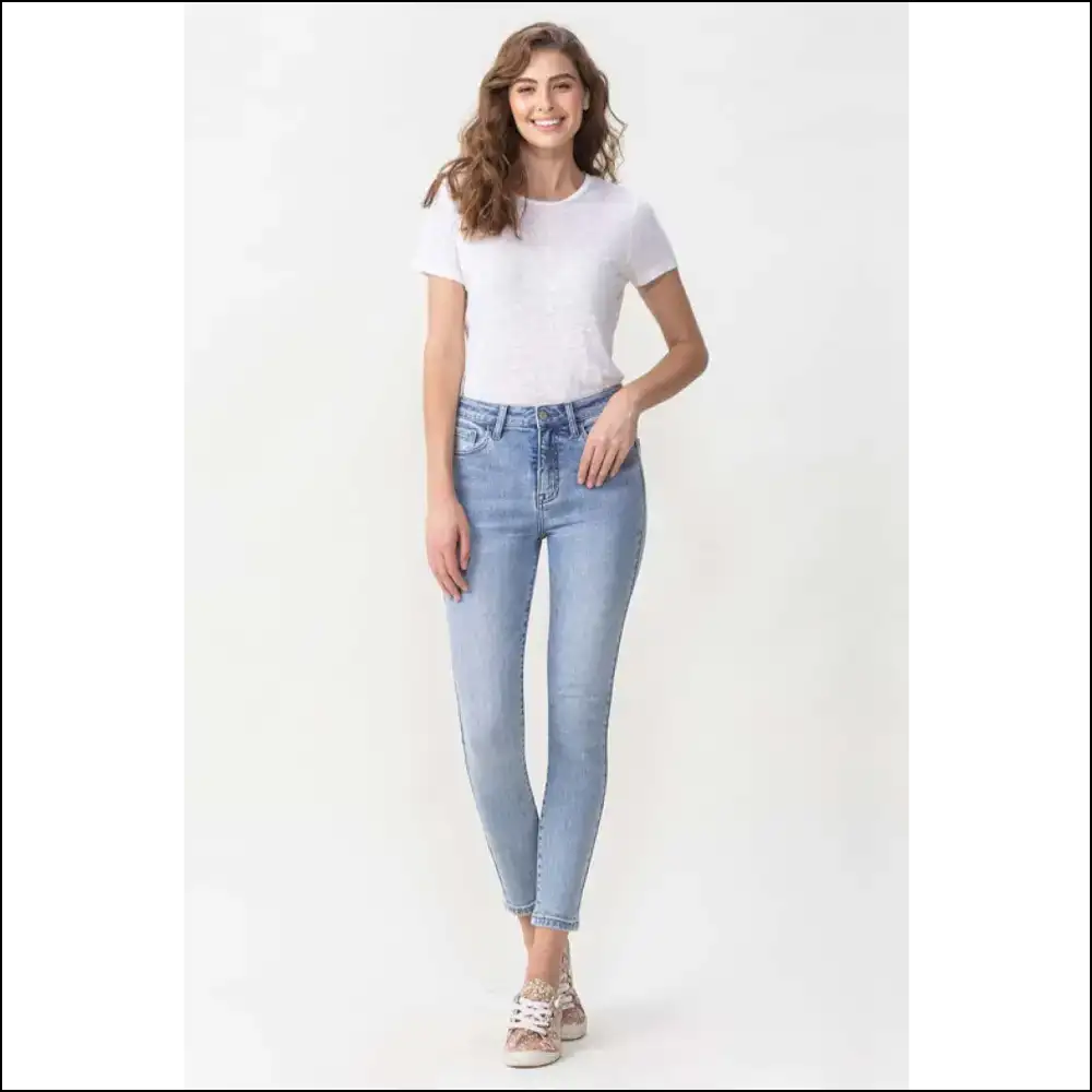 Talia High Rise Crop Skinny Jeans: your New Best Friends – no Commitment Needed! 😂 - Jeans on Sale Worldwide Shipping